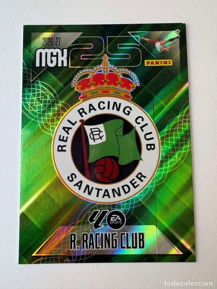 Coleccionismo deportivo: Escudo Racing de Santander 271 Megacracks 2026-27