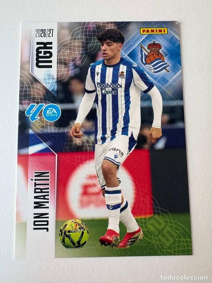 Coleccionismo deportivo: Jon Mart&iacute;n Real Sociedad 311 Megacracks 2026-27