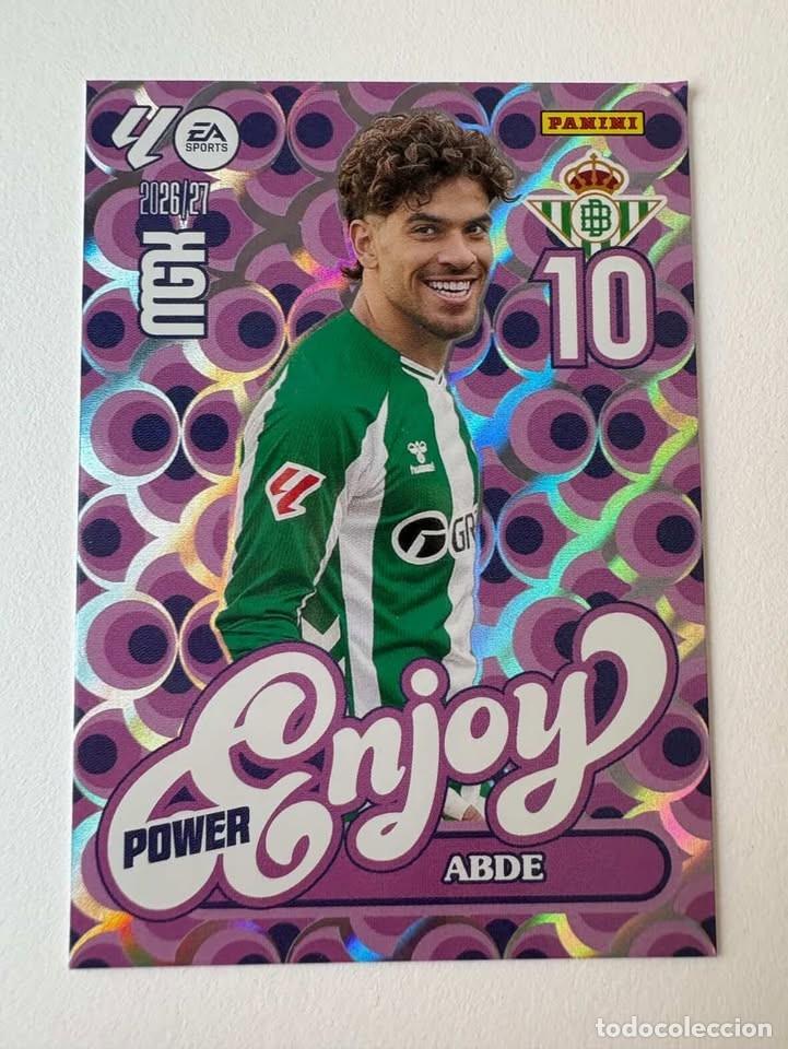 Coleccionismo deportivo: Abde Betis Enjoy Power 379P Megacracks 2026-27