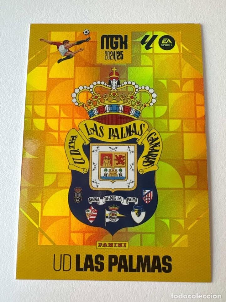 Coleccionismo deportivo: Escudo Las Palmas 181 Megacracks 2024-25