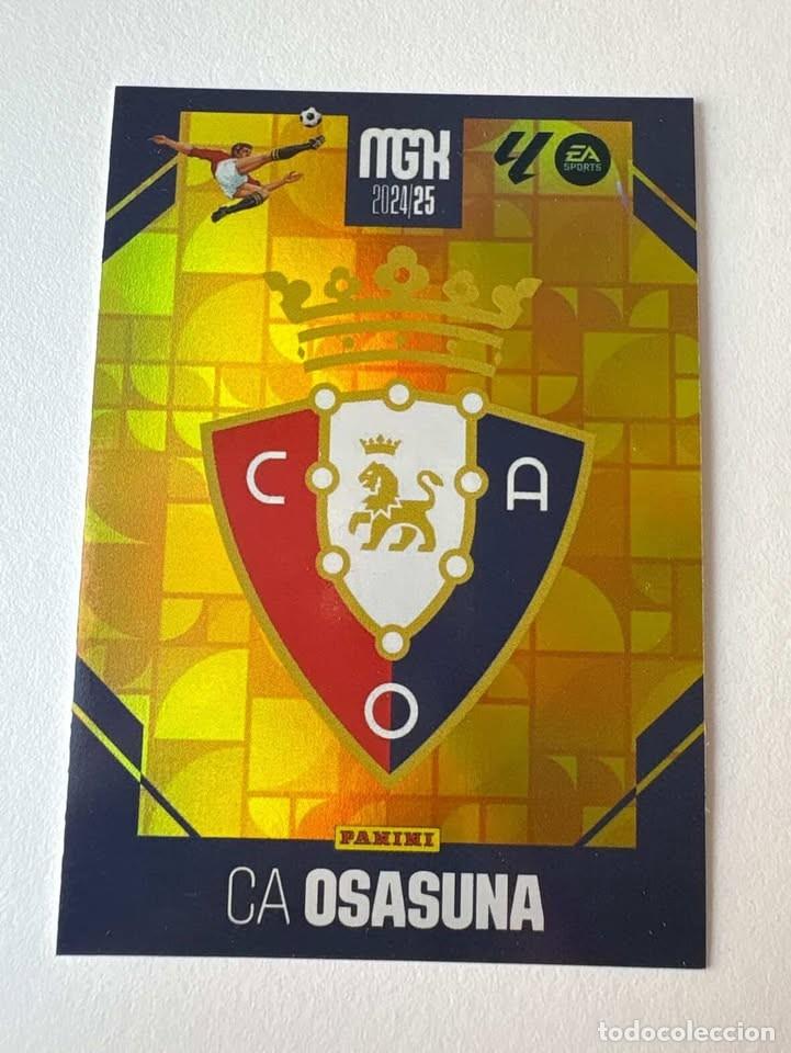 Coleccionismo deportivo: Escudo Osasuna 253 Megacracks 2024-25