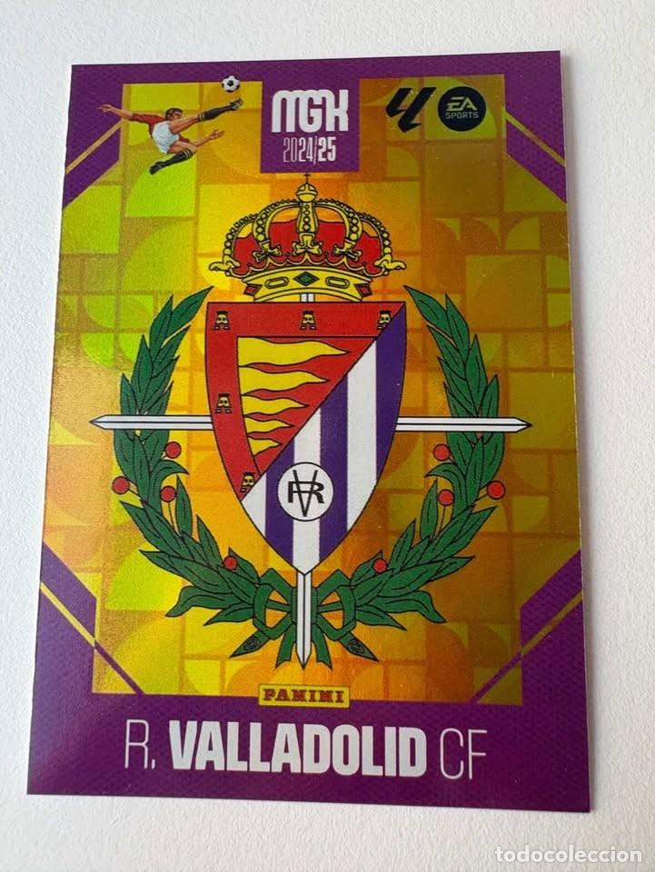 Coleccionismo deportivo: Escudo Valladolid 343 Megacracks 2024-25