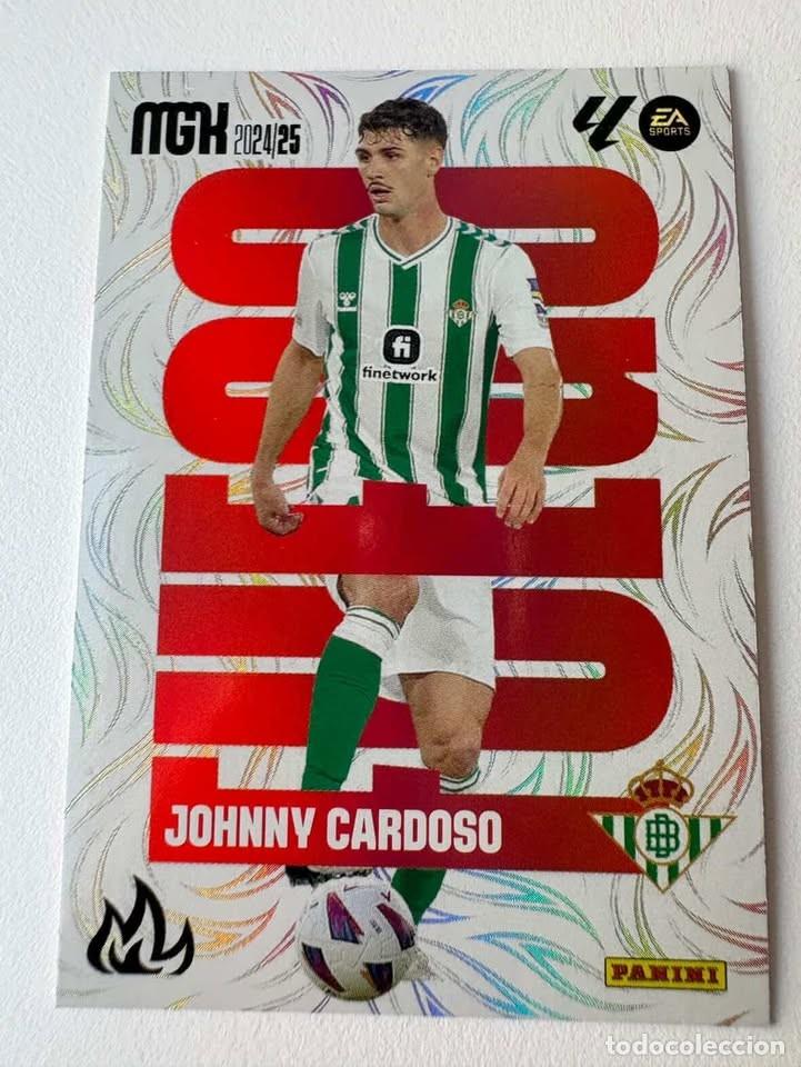Coleccionismo deportivo: Johnny Cardoso Betis Fuego 382 Megacracks 2024-25