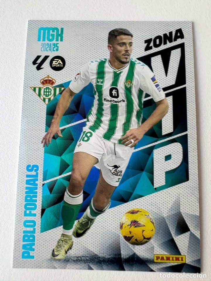 Coleccionismo deportivo: Pablo Fornals Betis Zona Vip 401 Megacracks 2024-25