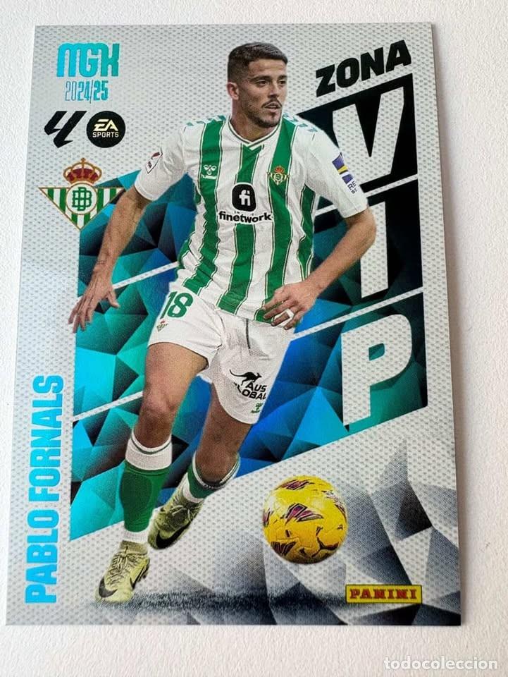 Coleccionismo deportivo: Pablo Fornals Betis Zona Vip 401 Megacracks 2024-25