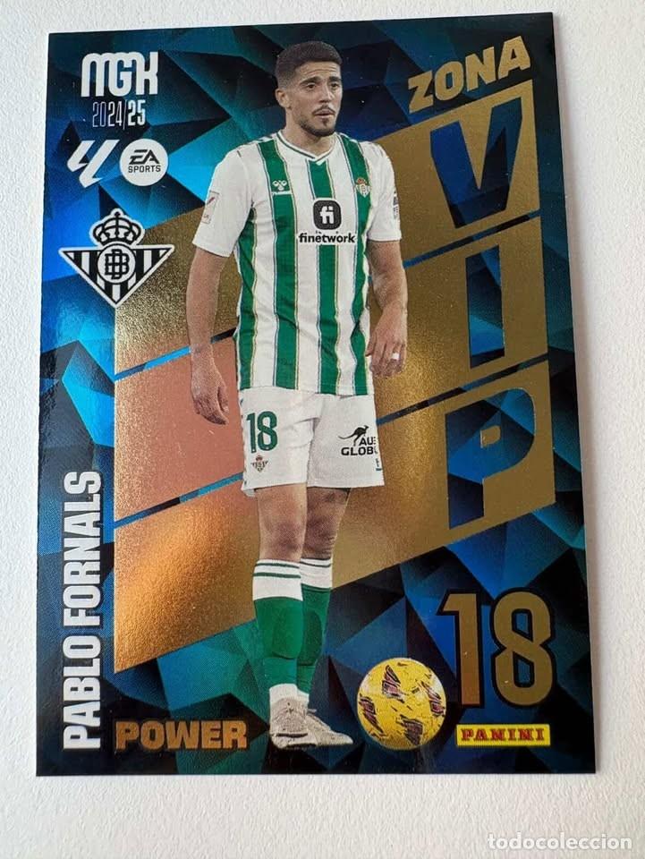 Coleccionismo deportivo: Pablo Fornals Betis Zona Vip Power P401 Megacracks 2024-25