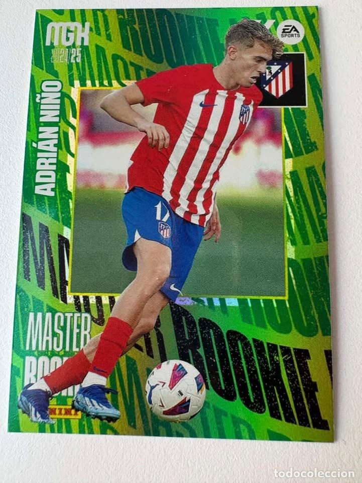 Coleccionismo deportivo: Adri&aacute;n Ni&ntilde;o Atl&eacute;tico de Madrid Master Rookie 406 Megacracks 2024-25