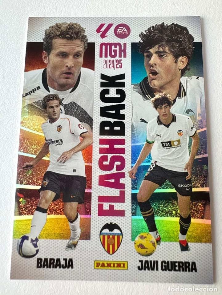 Coleccionismo deportivo: Baraja/Javi Guerra Valencia Flashback 424 Megacracks 2024-25