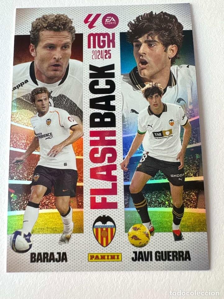 Coleccionismo deportivo: Baraja/Javi Guerra Valencia Flashback 424 Megacracks 2024-25
