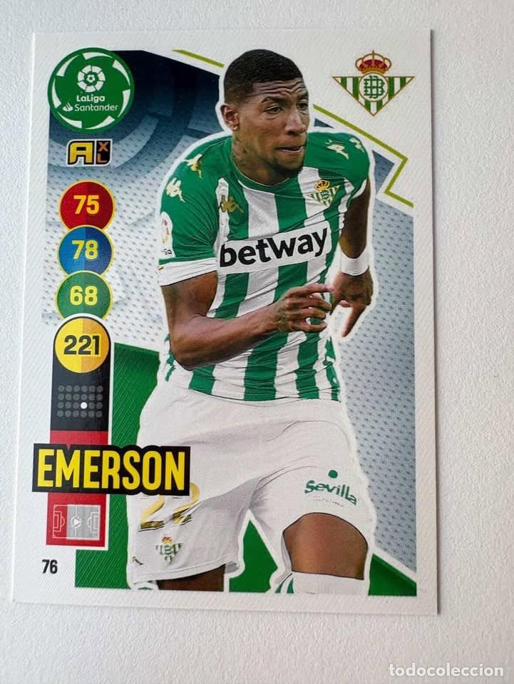 Coleccionismo deportivo: Emerson Betis 76 Adrenalyn 2020-21