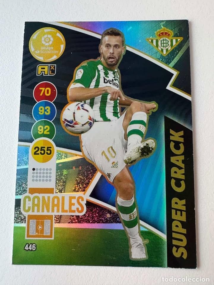 Coleccionismo deportivo: Canales Betis Super Crack 446 Adrenalyn 2020-21