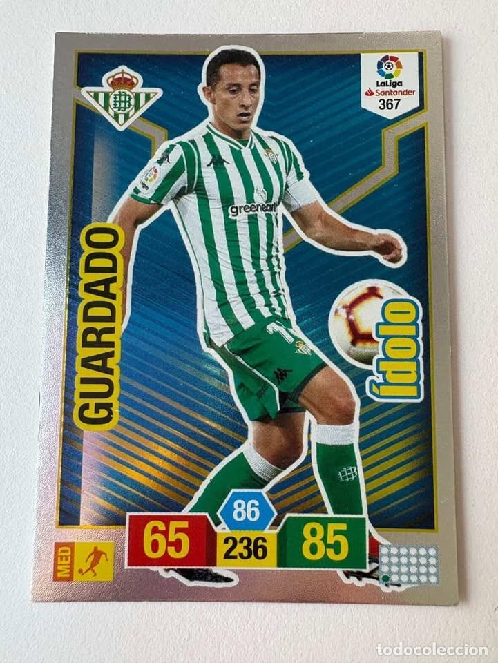 Coleccionismo deportivo: Guardado Betis &Iacute;dolo 367 Adrenalyn 2018-19