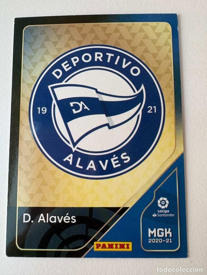Coleccionismo deportivo: Escudo Alav&eacute;s 1 Megacracks 2020-21