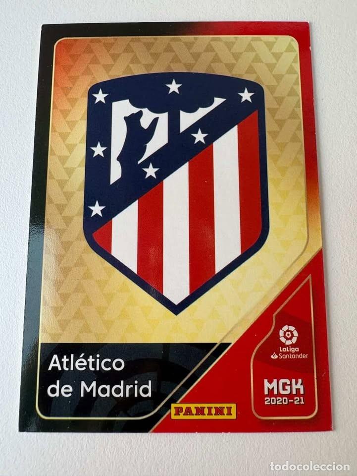 Coleccionismo deportivo: Escudo Atl&eacute;tico de Madrid 37 Megacracks 2020-21