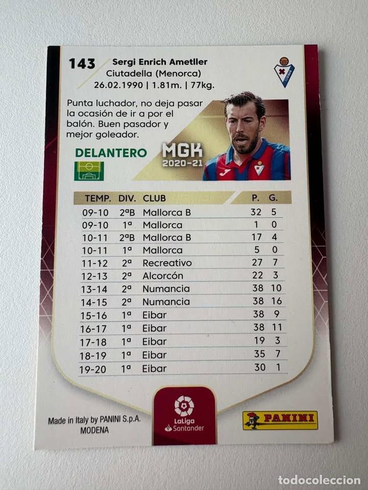 Coleccionismo deportivo: Sergi Enrich Eibar 143 Megacracks 2020-21 - Foto 2