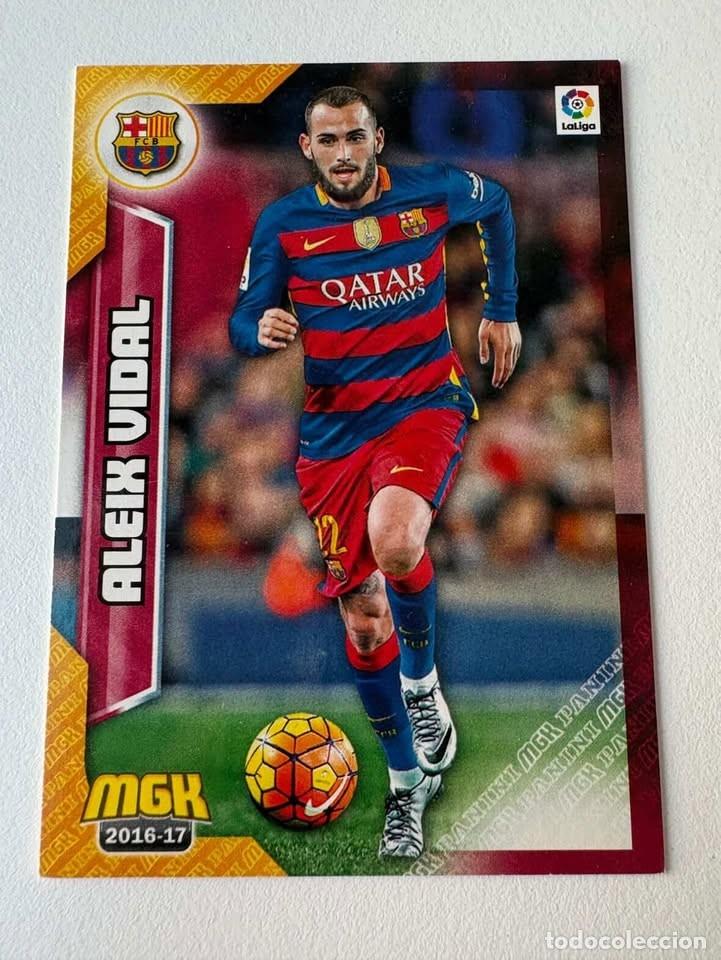 Coleccionismo deportivo: Aleix Vidal Bar&ccedil;a 86 Megacracks 2016-17