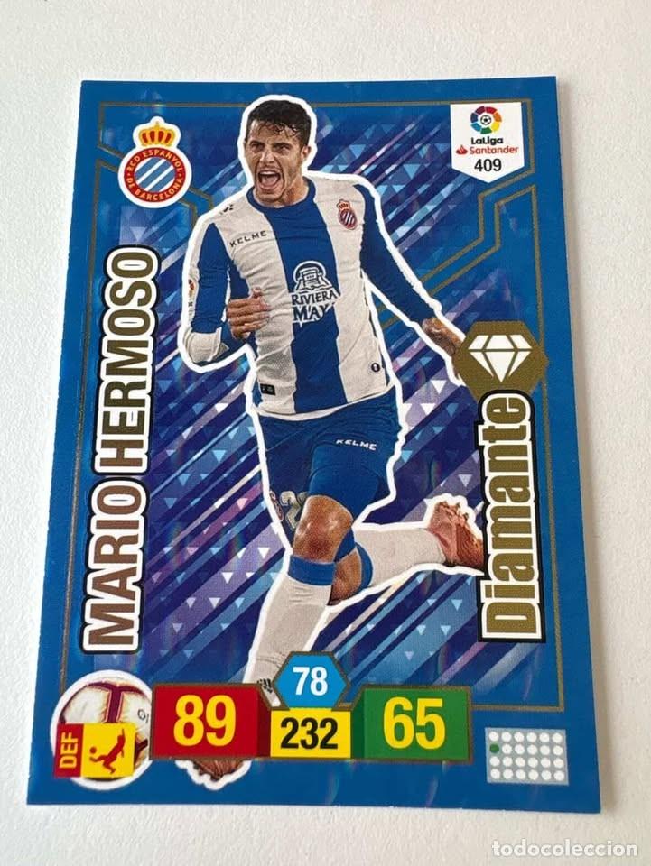 Coleccionismo deportivo: Mario Hermoso Espanyol Diamante 409 Adrenalyn 2018-19