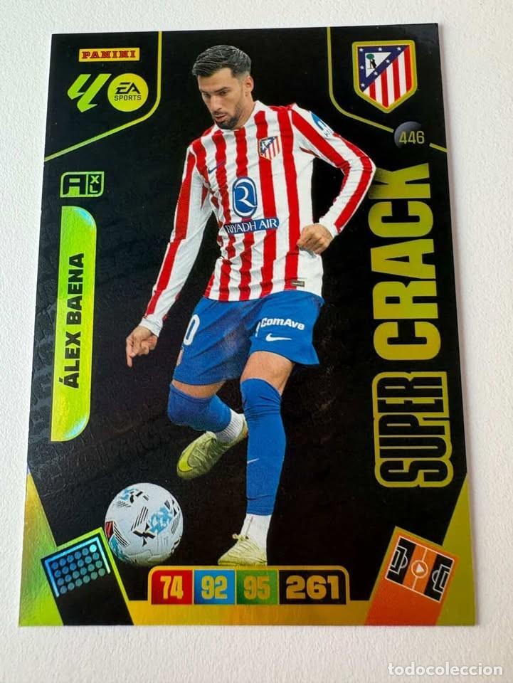 Coleccionismo deportivo: &Aacute;lex Baena Atl&eacute;tico de Madrid 446 Super Crack Adrenalyn 2025-26