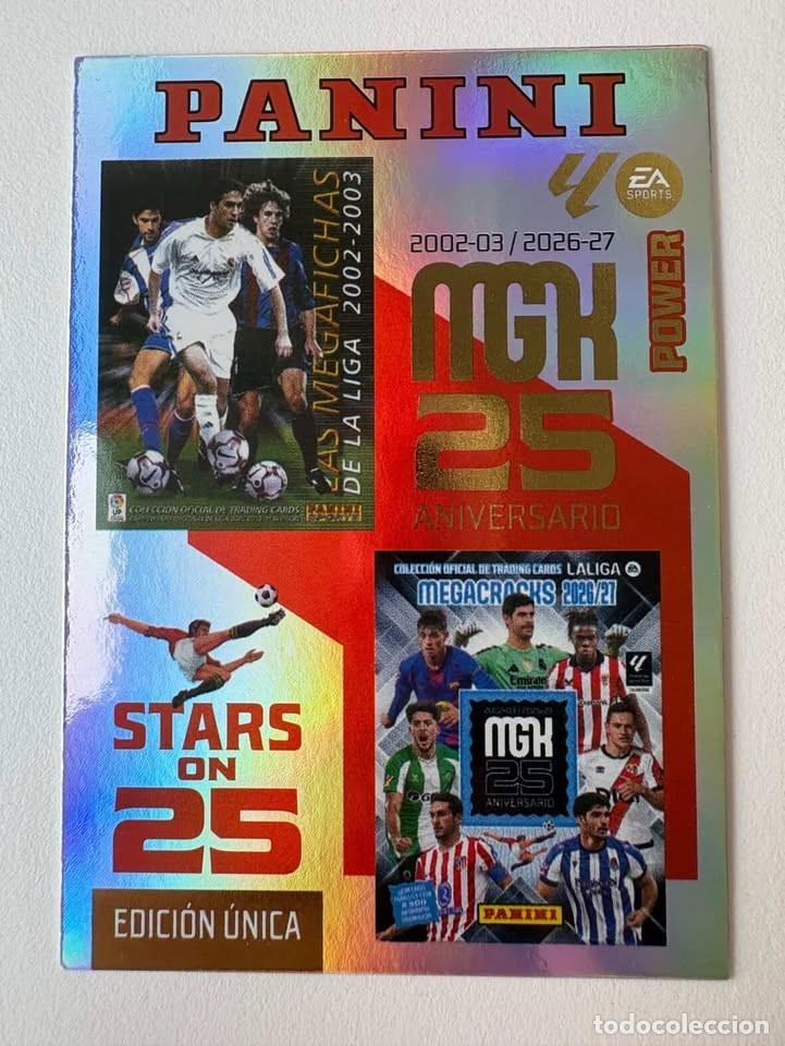 Coleccionismo deportivo: 424P POWER STARS MGK 25 Aniversario (BOX/LATA) Megacracks 2026-27