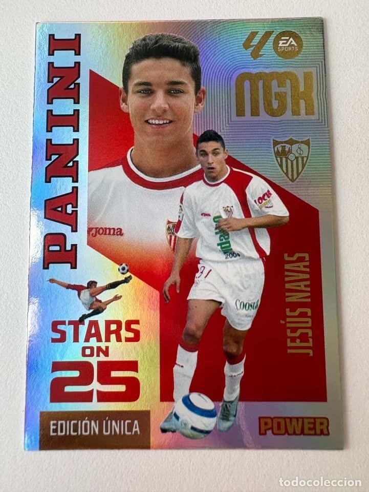 Coleccionismo deportivo: 437P POWER STARS Jes&uacute;s Navas SEV (BOX/LATA) Megacracks 2026-27