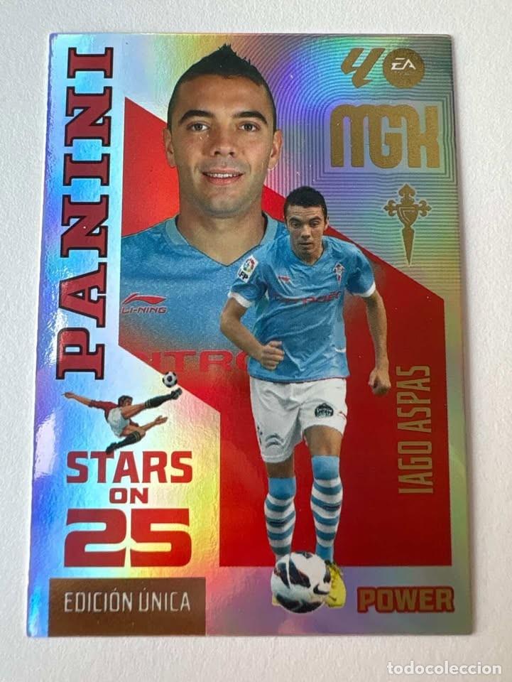 Coleccionismo deportivo: 444P POWER STARS Iago Aspas CEL (BOX/LATA) Megacracks 2026-27
