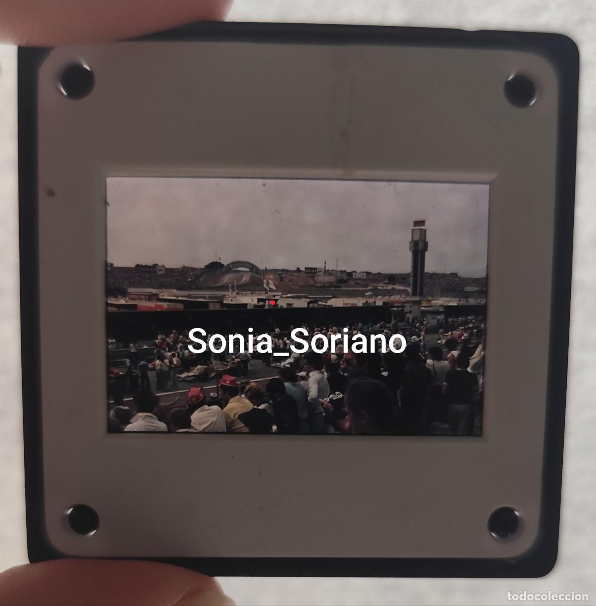 Coleccionismo deportivo: Foto Diapositiva Formula 1 circuito Jarama 1970s Original