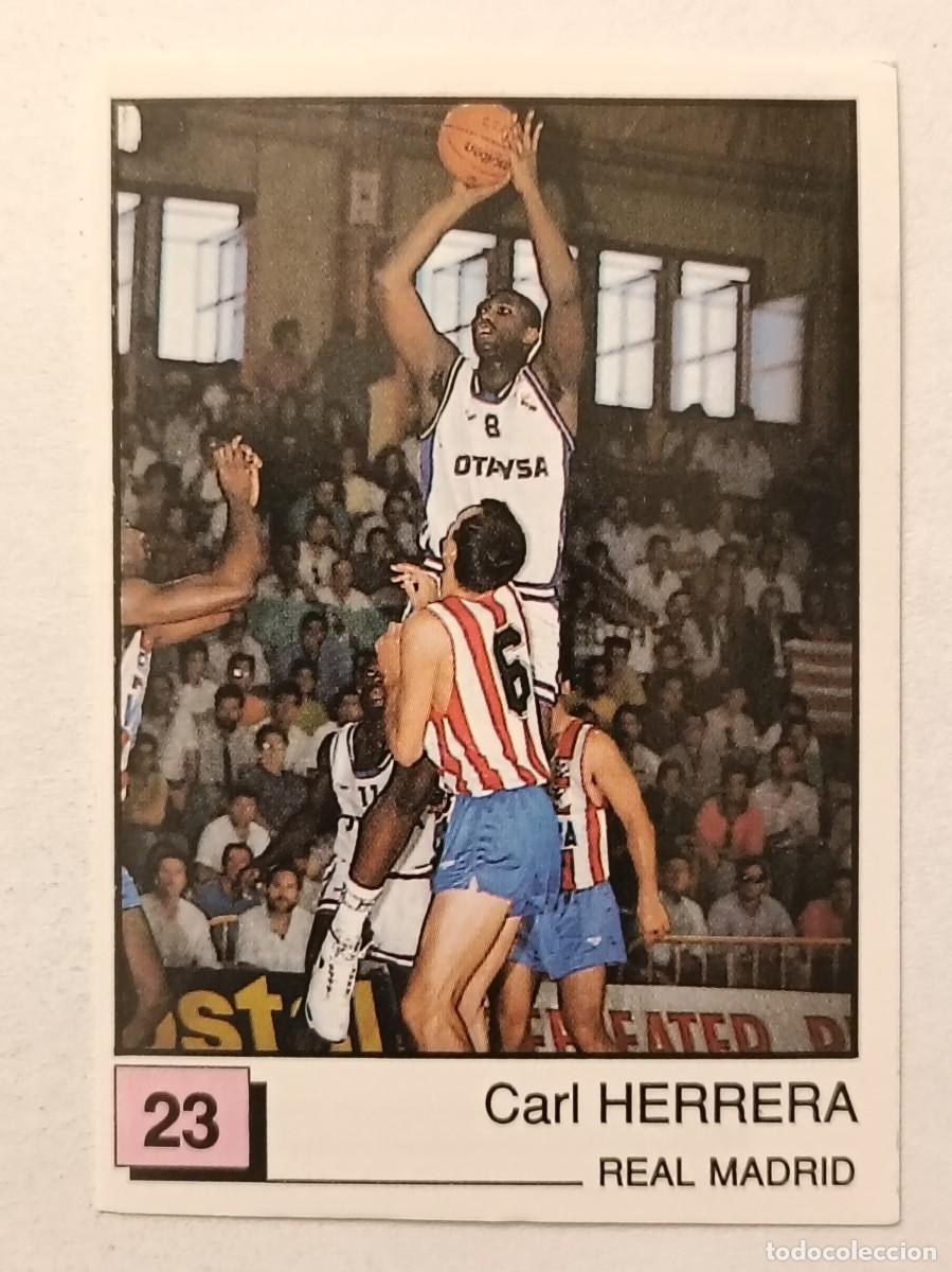 Coleccionismo deportivo: #23 HERRERA (REAL MADRID) BASKET 91 LIGA ACB PANINI