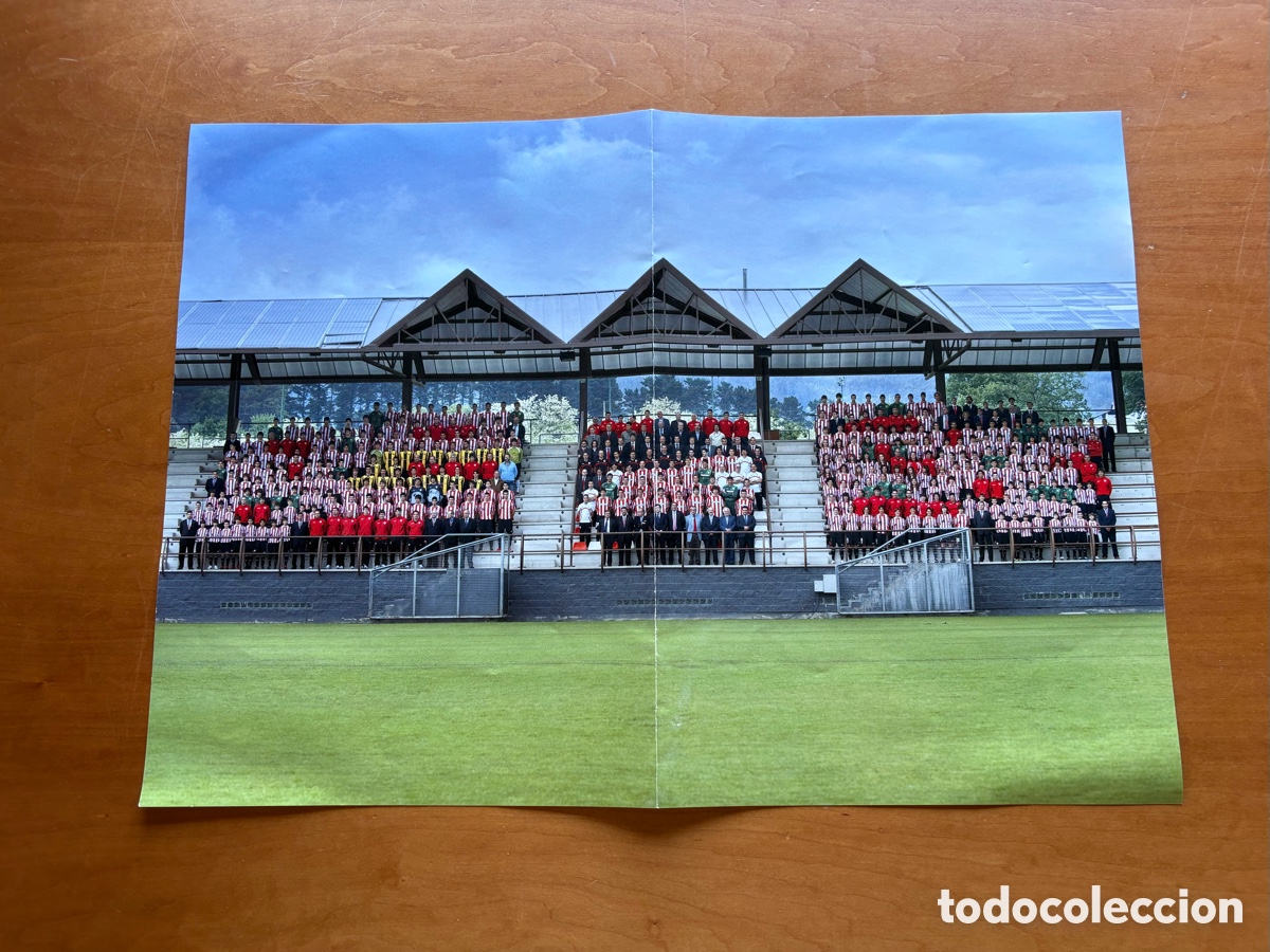 Coleccionismo deportivo: Fotograf&iacute;a Plantilla Athletic Club Bilbao 09-10 Tama&ntilde;o A3