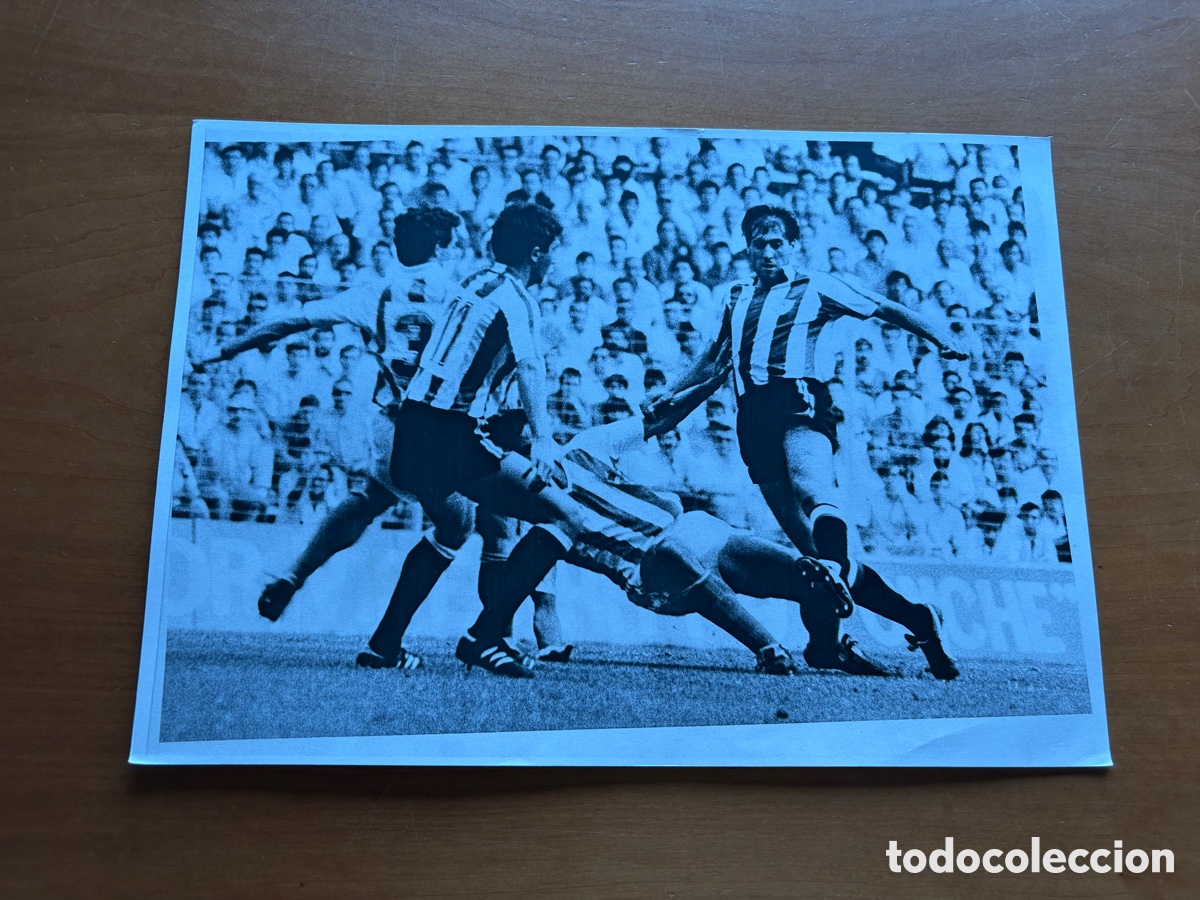 Coleccionismo deportivo: Fotograf&iacute;a Athletic Club Bilbao 83-84 Tama&ntilde;o A4