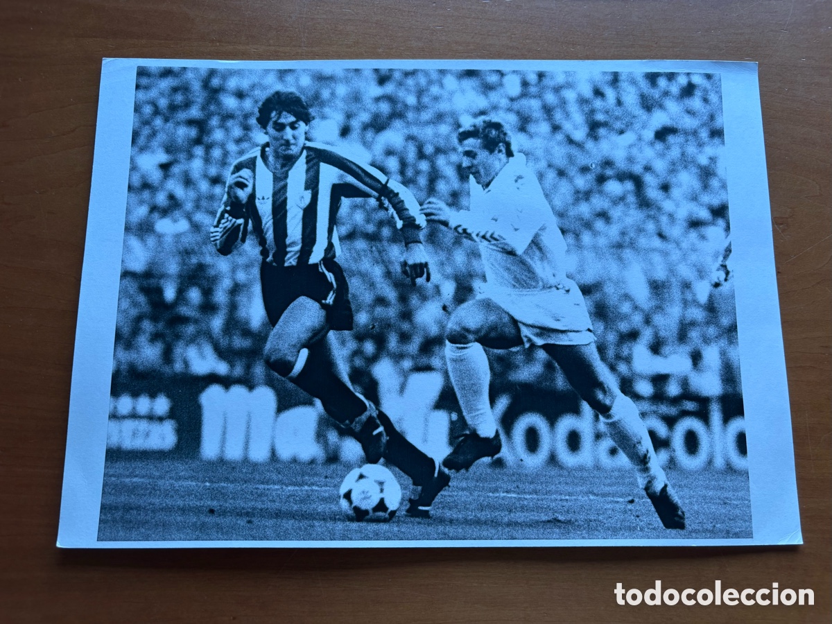 Coleccionismo deportivo: Fotograf&iacute;a Athletic Club Bilbao 83-84 Tama&ntilde;o A4