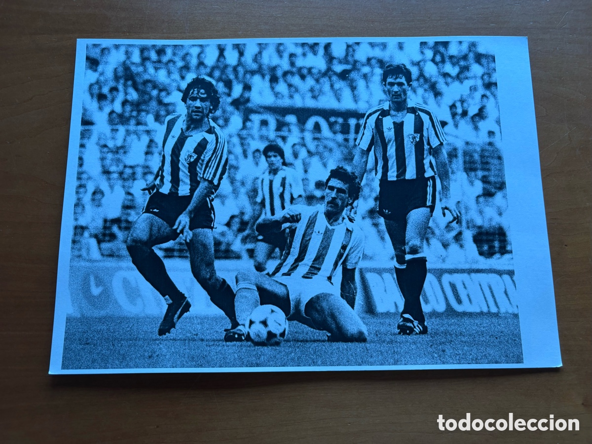 Coleccionismo deportivo: Fotograf&iacute;a Athletic Club Bilbao 83-84 Tama&ntilde;o A4