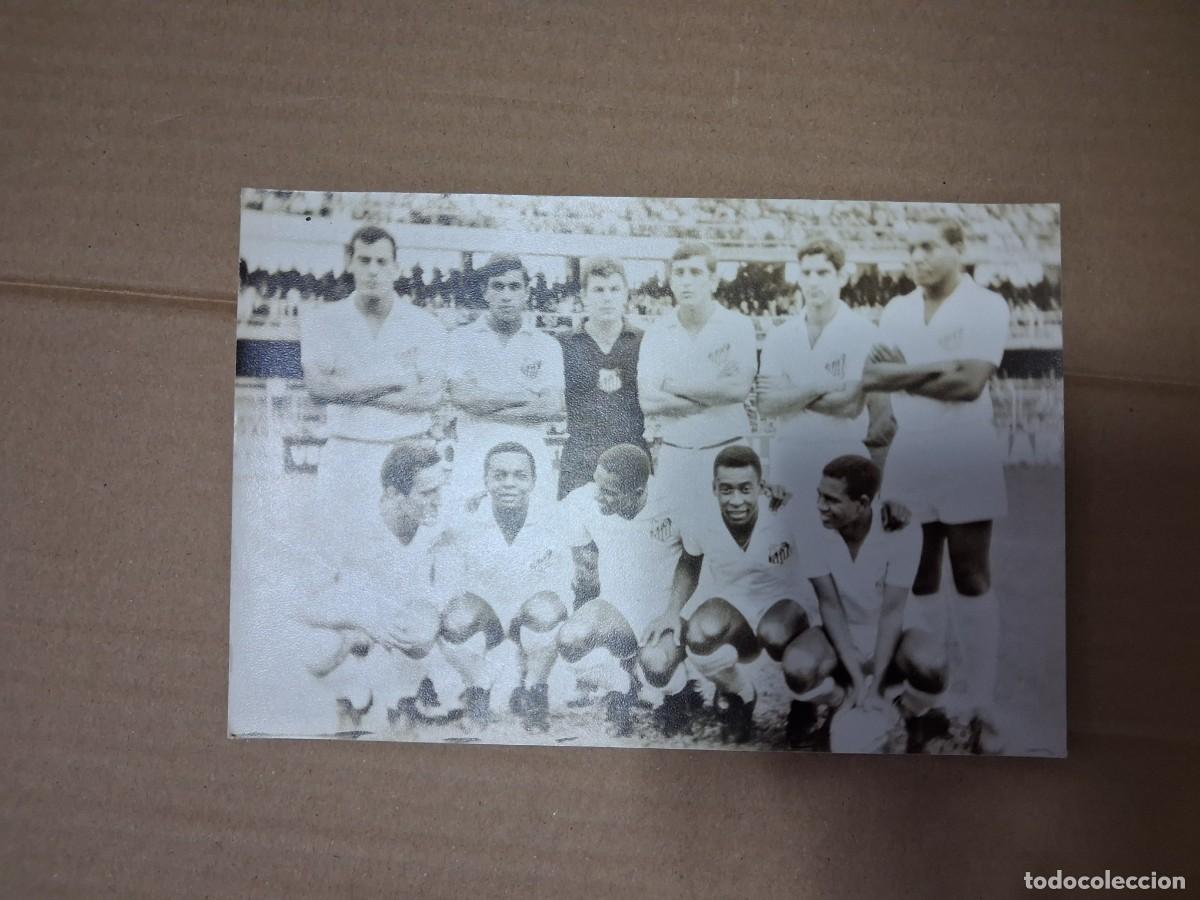 Coleccionismo deportivo: Fotograf&iacute;a Santos F.C de Pel&eacute; 1967