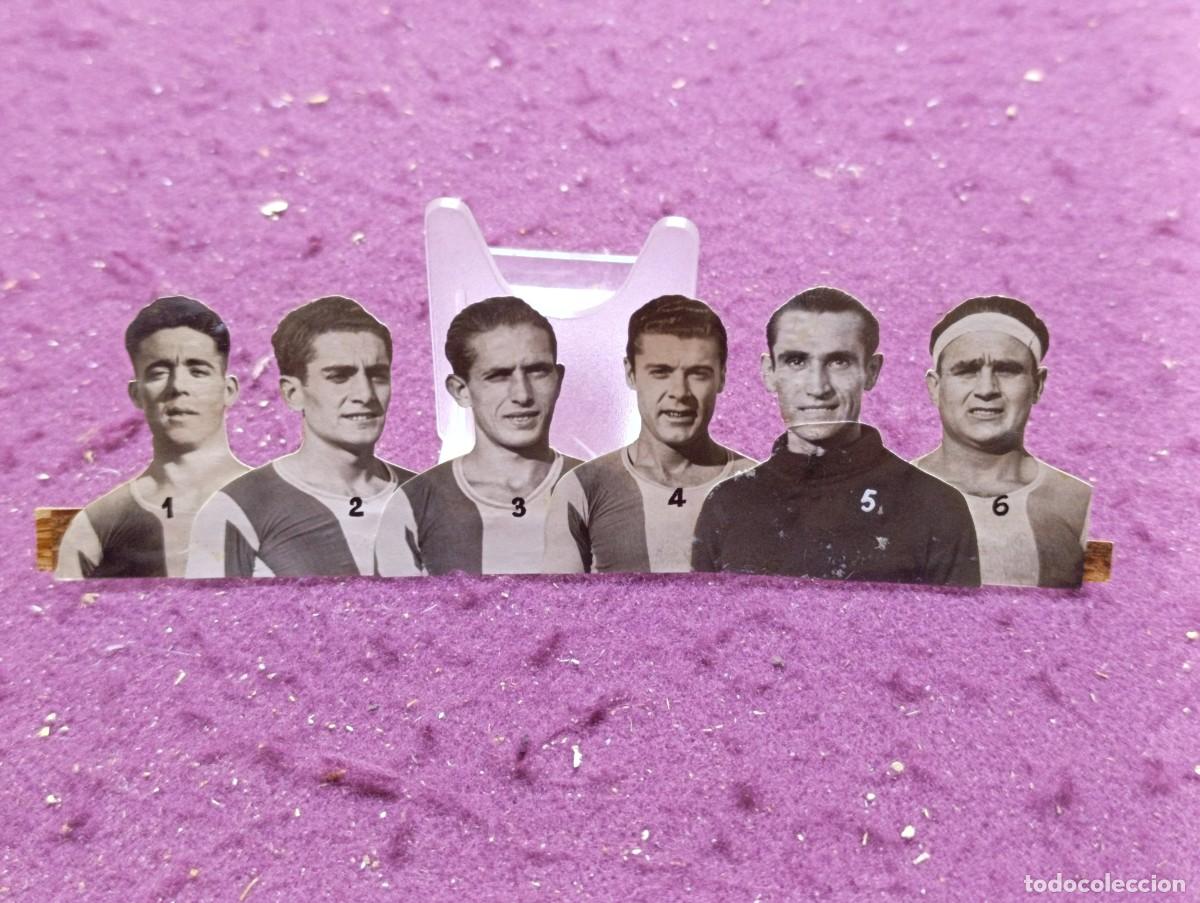 Collectionnisme sportif: 1935, Fotomontaje Prensa Original, Valladolid Deportivo, con sellos al dorso,