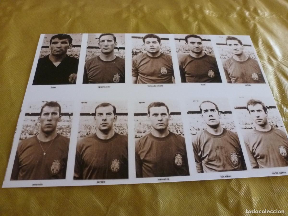 Coleccionismo deportivo: FOTO MATE (11 X 15 ) ESPA&Ntilde;A EUROCOPA 1964 CON IRIBAR