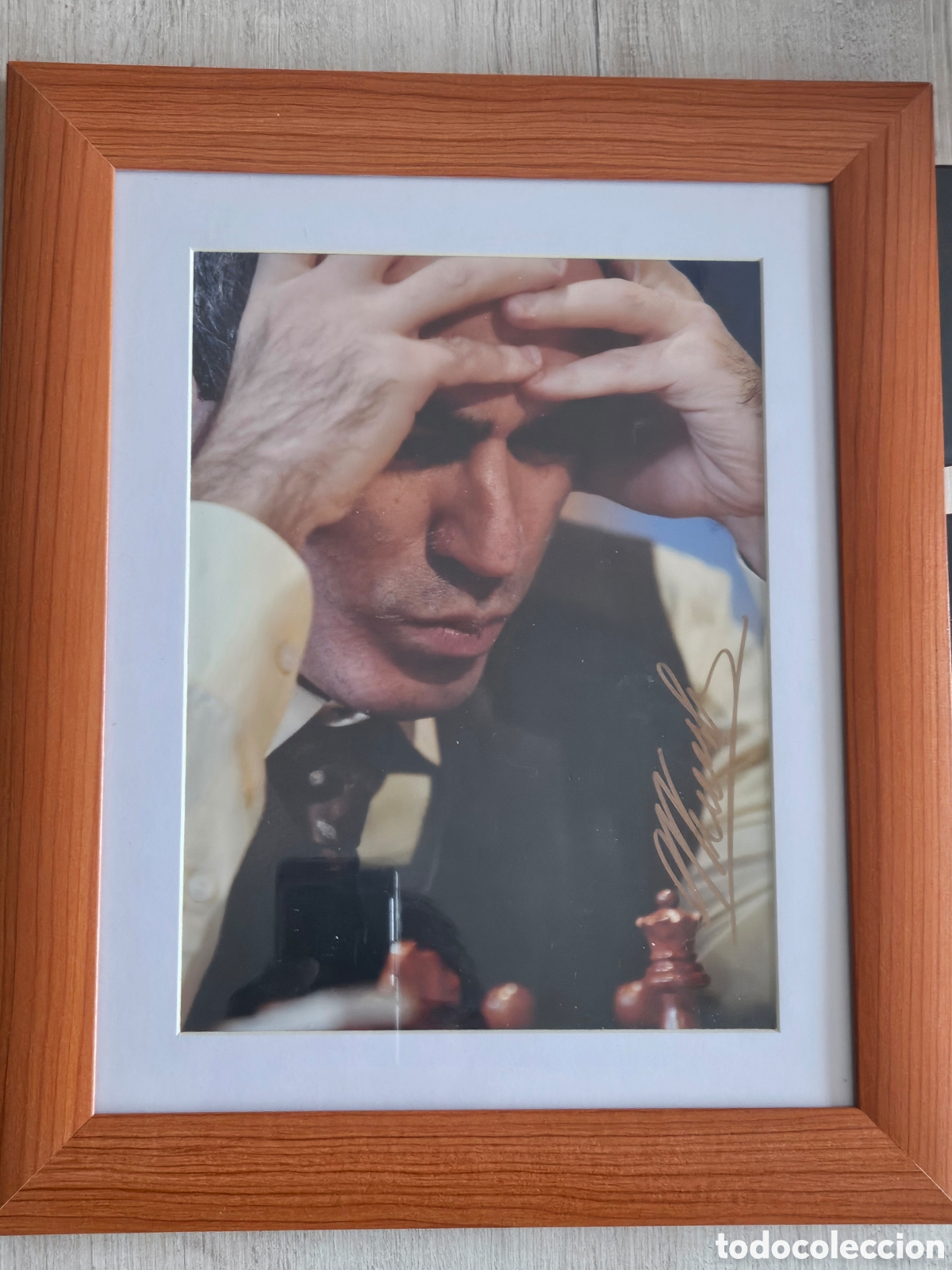Coleccionismo deportivo: Foto Firmada Garry Kasparov Ajedrez