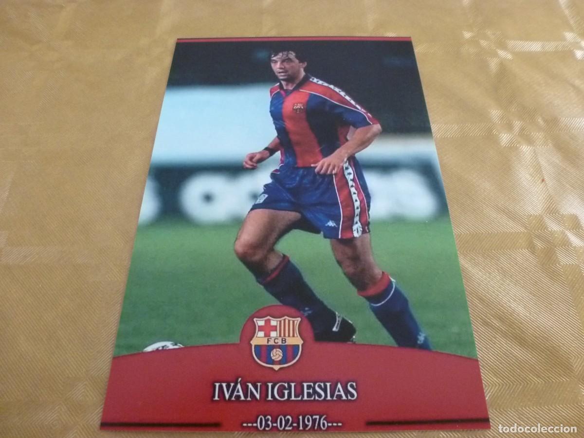 Coleccionismo deportivo: FOTO MATE (11 X 15) IVAN IGLESIAS (BAR&Ccedil;A)