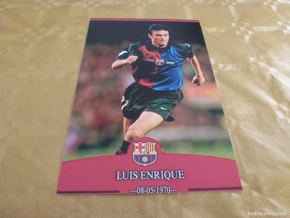 Coleccionismo deportivo: FOTO MATE (11 X 15) LUIS ENRIQUE (BAR&Ccedil;A)
