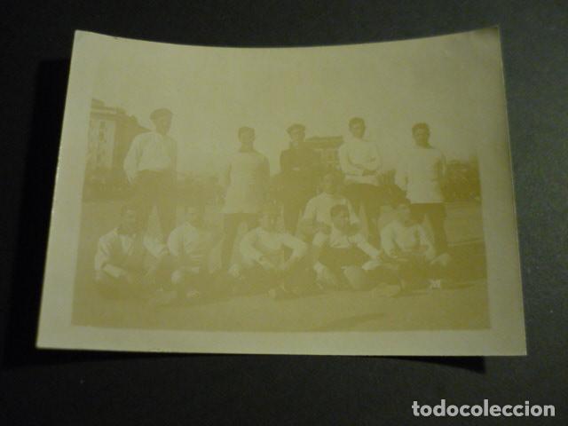 Coleccionismo deportivo: FUTBOL CAMPEONATO DE MADRID 1909 EQUIPO DE ESPA&Ntilde;OL FOOTBALL CLUB ORMAECHEA FOTOGRAFO 9 X 12 CM