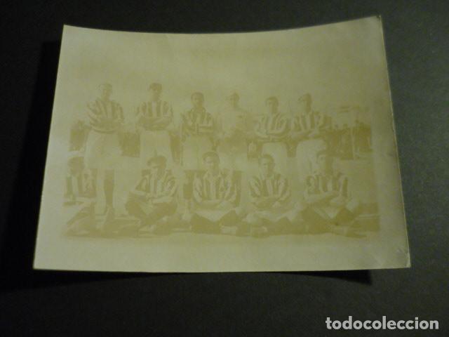 Coleccionismo deportivo: FUTBOL CAMPEONATO DE MADRID 1909 EQUIPO SOCIEDAD GIMNASTICA ESPA&Ntilde;OLA ORMAECHEA FOTOGRAFO 9 X 12 CM