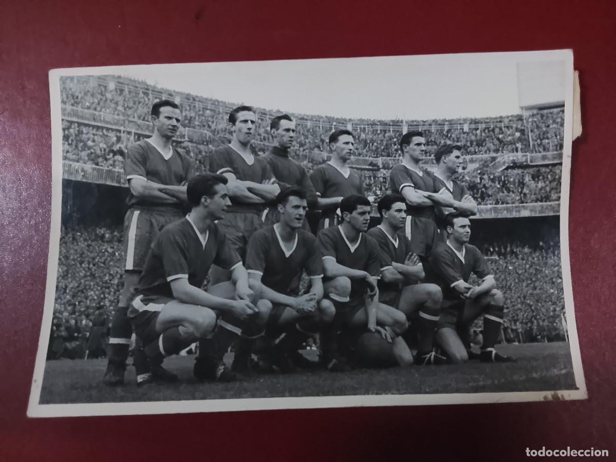 Coleccionismo deportivo: Fotograf&iacute;a antigua de f&uacute;tbol (a&ntilde;os cincuenta)