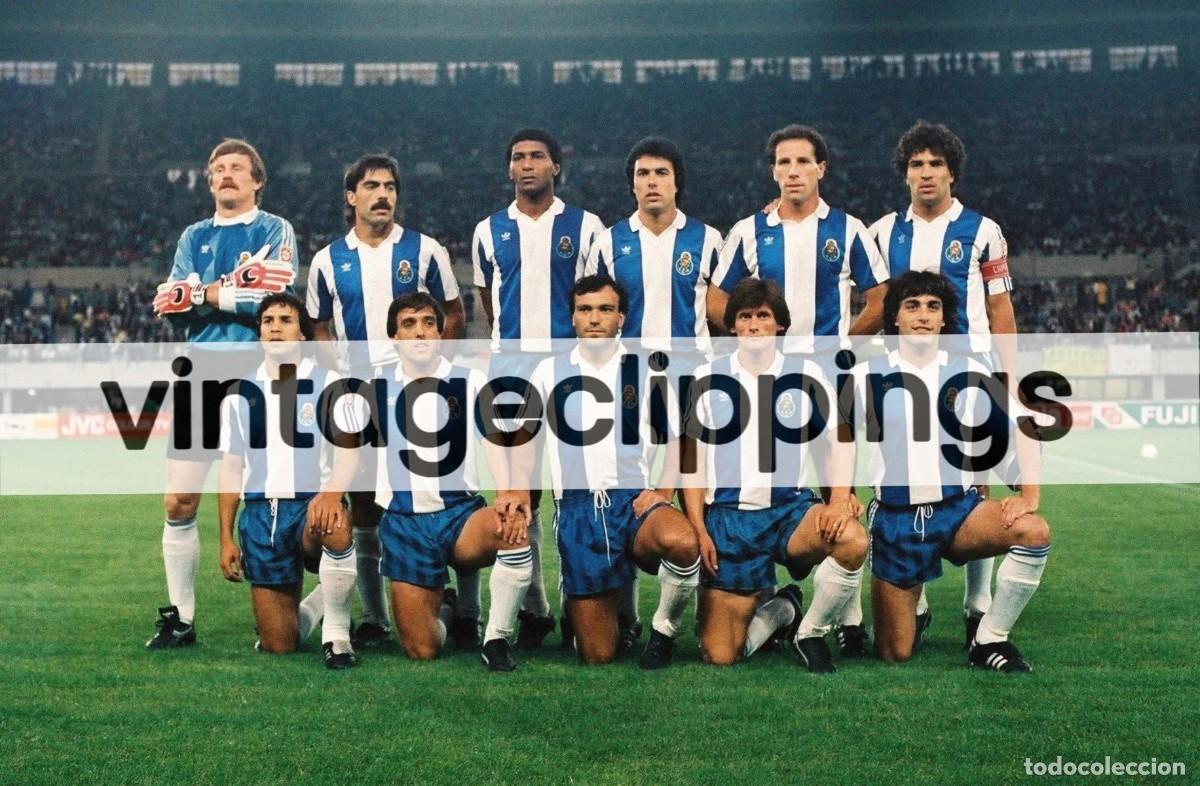 Coleccionismo deportivo: FC PORTO Fotografia 1987 Once Final Copa de Europa Oporto Futbol Portugal foto Futre Joao Pinto