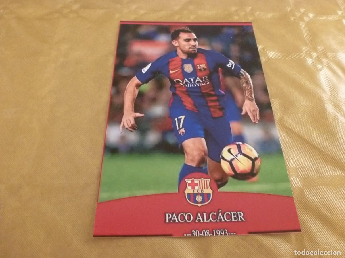 Coleccionismo deportivo: FOTO MATE (11 X 15)PACO ALCACER (BAR&Ccedil;A)