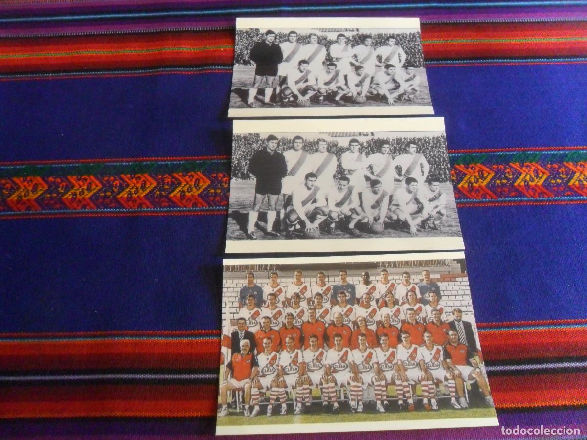 Collezionismo sportivo: LOTE 2 FOTO ALINEACI&Oacute;N AD RAYO VALLECANO DE MADRID TEMPORADA 1964 1965 Y PLANTILLA 2008 2009. RARAS.
