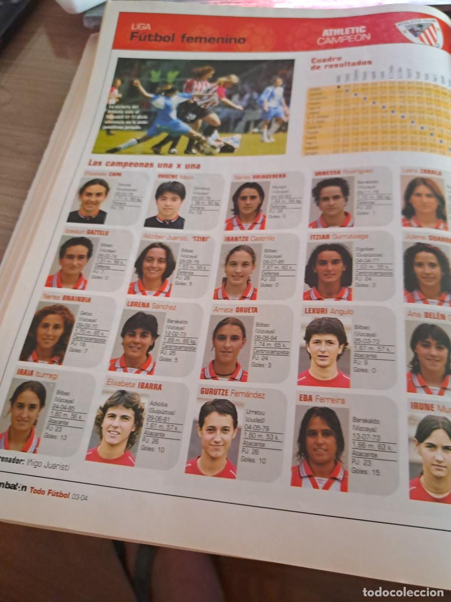 Coleccionismo deportivo: Foto y plantilla del Athletic Bilbao femenino. Campe&oacute;n de Liga 23-04