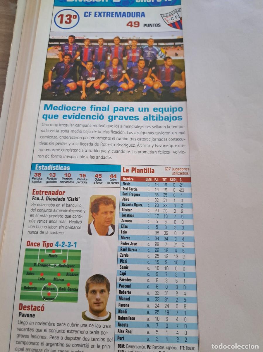 Coleccionismo deportivo: Foto plantilla y jugadores Don Bal&oacute;n.2003-04. CF Extremadura