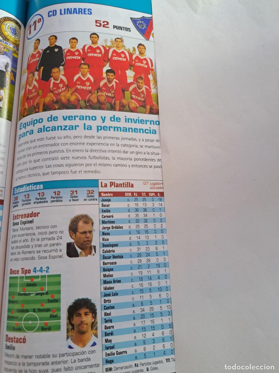 Coleccionismo deportivo: Foto plantilla y jugadores Don Bal&oacute;n.2003-04. CD Linares