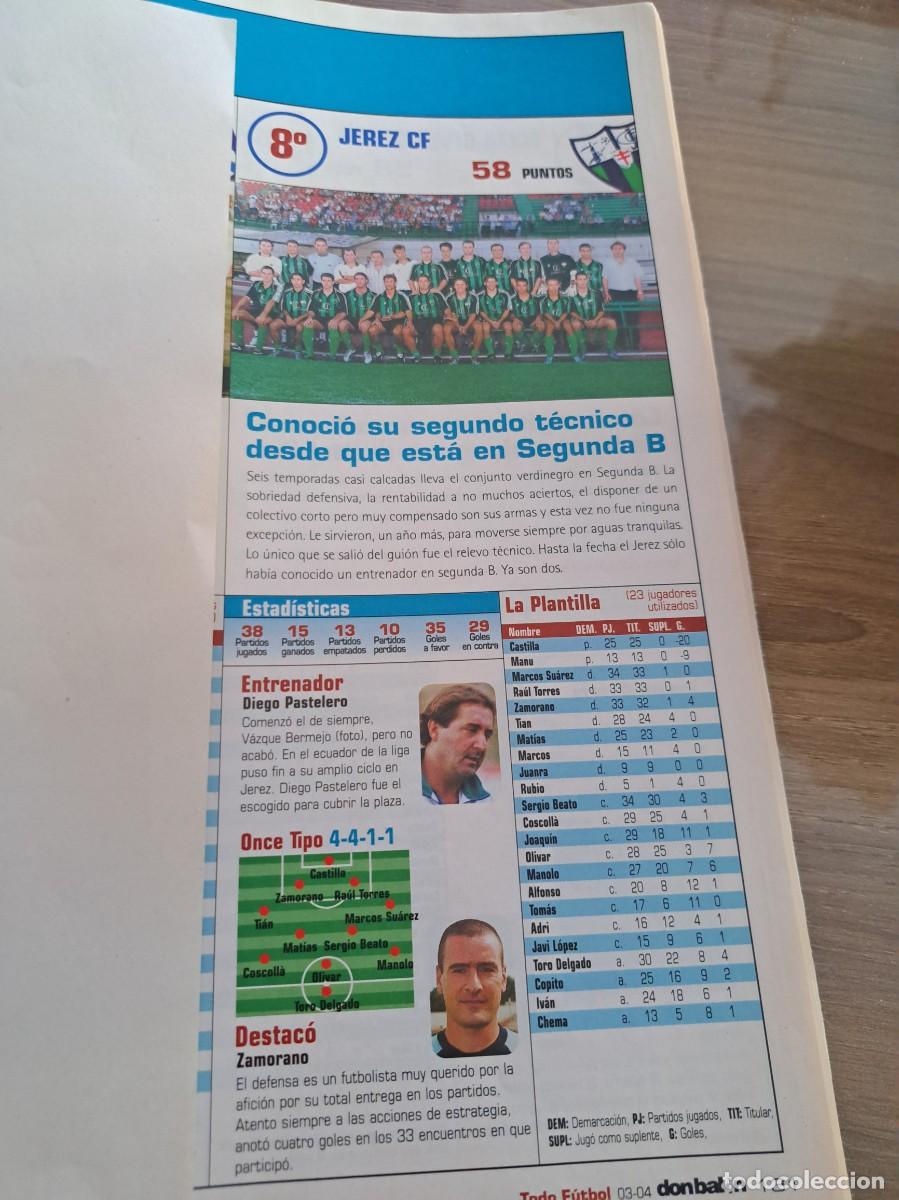 Coleccionismo deportivo: Foto plantilla y jugadores Don Bal&oacute;n.2003-04. Jerez CF