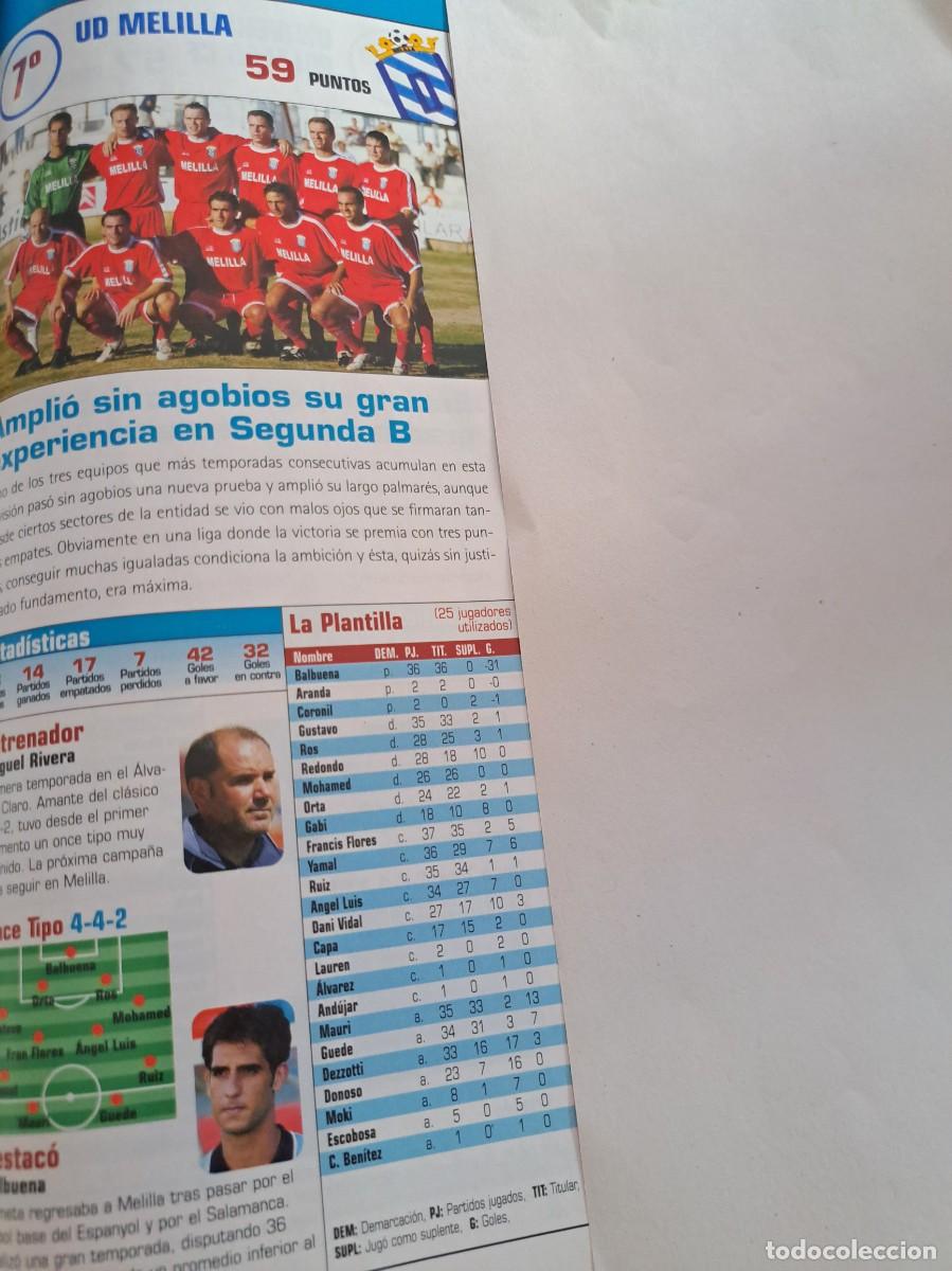 Coleccionismo deportivo: Foto plantilla y jugadores Don Bal&oacute;n.2003-04. UD Melilla