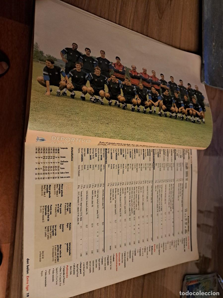 Coleccionismo deportivo: Foto plantilla y jugadores Don Bal&oacute;n 98-99.Deportivo Alav&eacute;s
