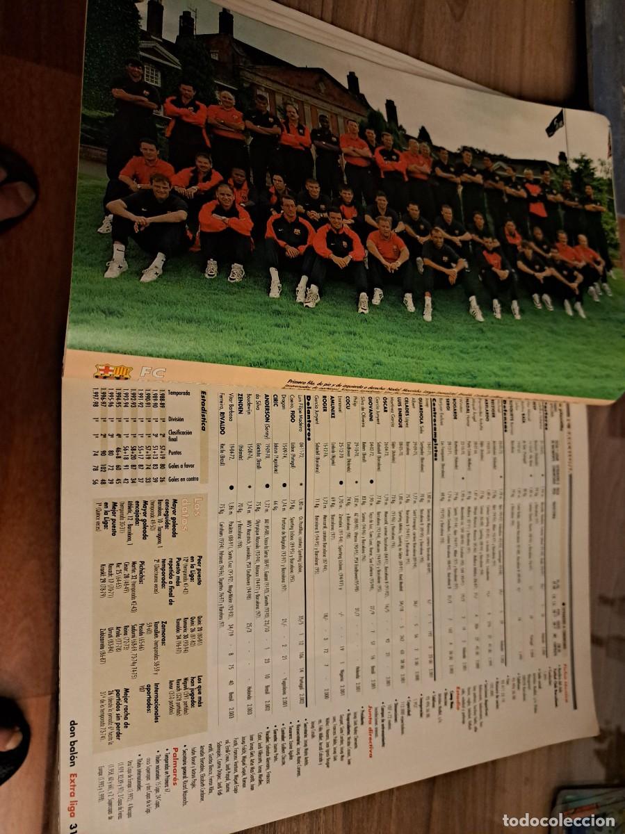 Coleccionismo deportivo: Foto plantilla y jugadores Don Bal&oacute;n 98-99.FC Barcelona